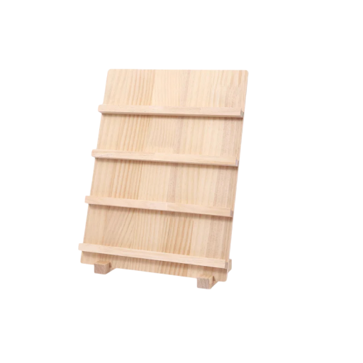 Supporto in legno per orecchini e fotografie 30 × 40,2 cm in legno naturale supporto per gioielli e porta foto per esposizione di orecchini