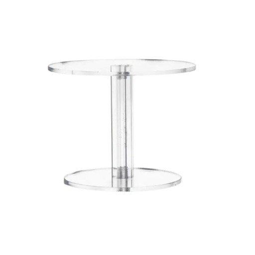 Supporto per bracciali in acrilico trasparente misura S 8 x 5,5 x 6,5 cm supporto per gioielli portabijoux per esposizione e conservazione