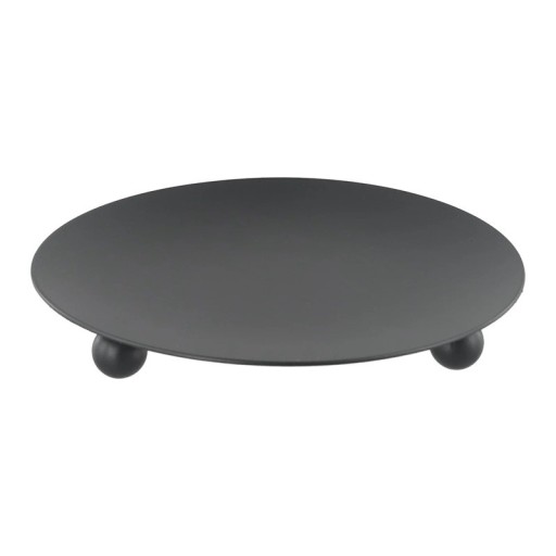 Supporto per candele in metallo 11 cm Candelabro rotondo in ghisa in acciaio inossidabile Elegante base per candele da bagno Decorazione per feste nuziali