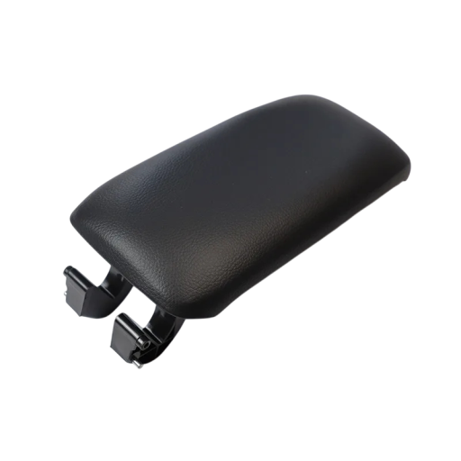 Svart läderarmstöd Ersättningsskydd för Audi A3 A3 8P 2003–2012 PU-läder med ABS-bas Enkel installation utan borrning Bilaccessoarer