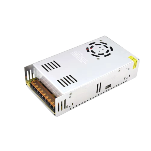Svejset strømforsyning 400W AC 110/220V til DC 48V 8,3A Stabiliseret strømkilde til LED-strips, CCTV, industrielt og hjemmebrug 21,5x11,3x5cm