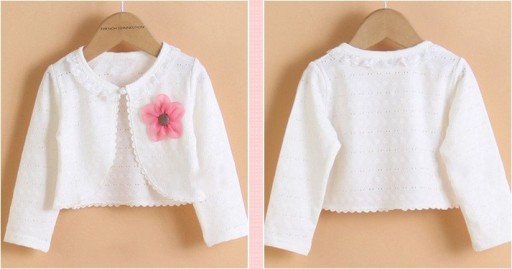 Svetor elegante para menina - Branco