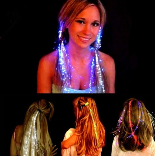 Svítící LED ozdoba do vlasů