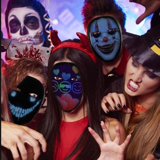 Svítící párty maska