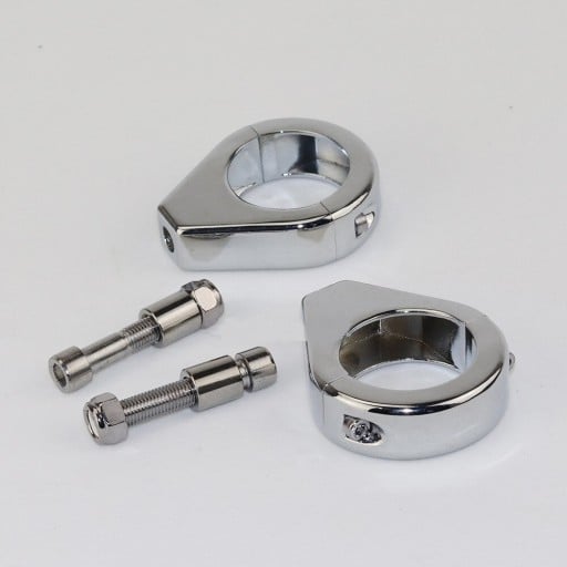 Svorky na vidlici pro blinkry motocyklu 2 ks