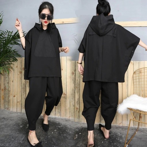 Sweat à capuche oversize pour femmes et pantalon de jogging