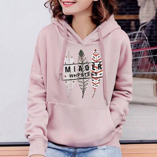 Sweat à capuche pour femme avec impression A12