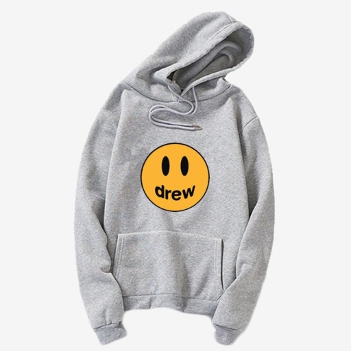 Sweat à capuche pour femme avec imprimé smiley