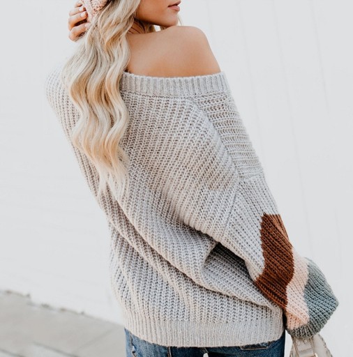 Sweater de malha feminino G266