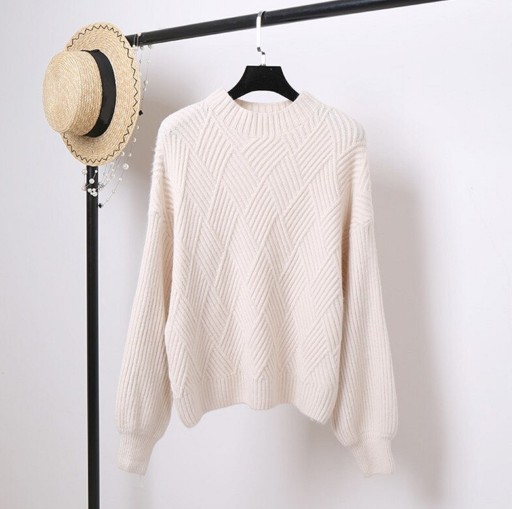 Sweater de malha feminino G350