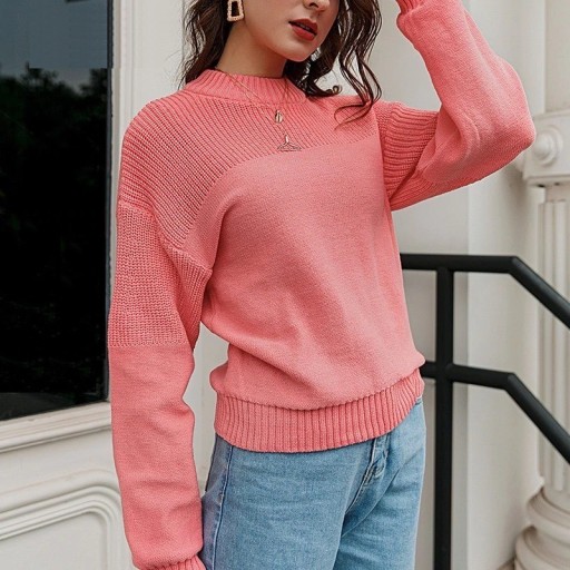 Sweater de malha feminino G425