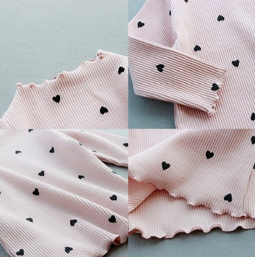 Sweater de menina com corações L642