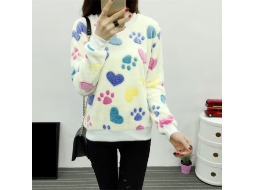 Sweater de Moda Feminino - Branco