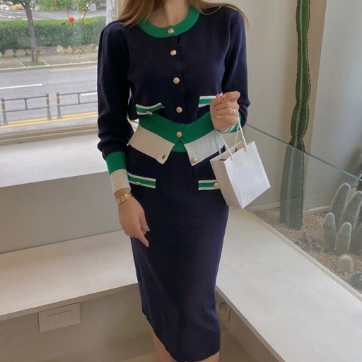 Sweater e saia para senhora B1080