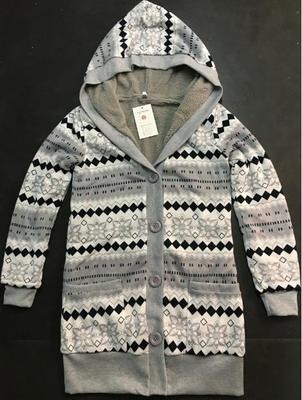 Sweater feminino com padrão de inverno