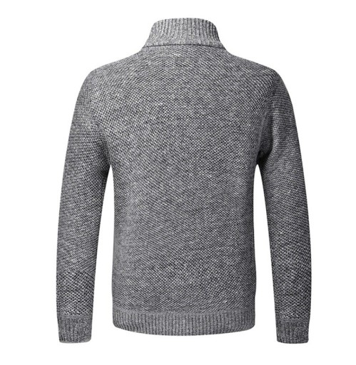 Sweater masculino com fecho
