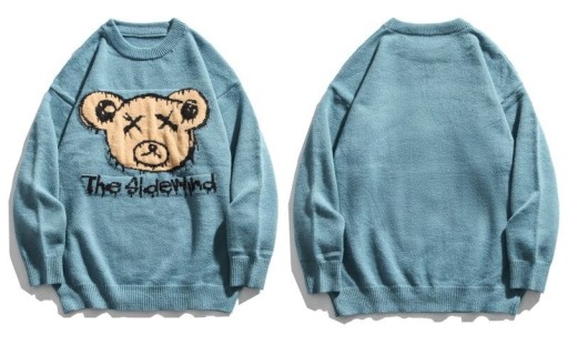 Sweater med en bjørn