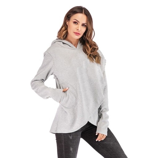 Sweatshirt assimétrica feminina