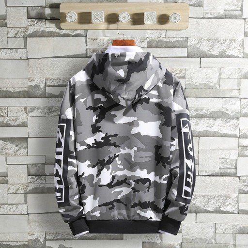 Sweatshirt camuflada para homem F28