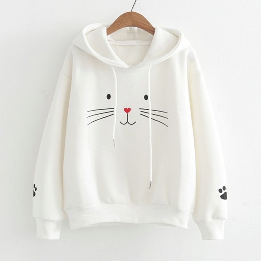 Sweatshirt de gato para senhora A13