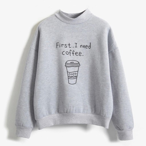 Sweatshirt Feminina COFFEE