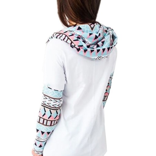 Sweatshirt feminina com padrão A56