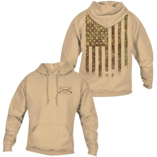 Sweatshirt masculina com bandeira