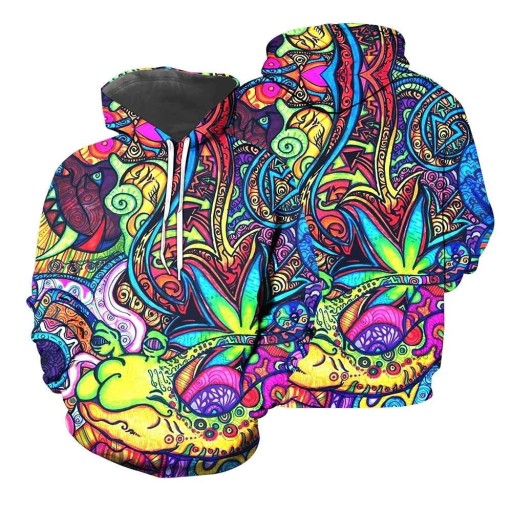 Sweatshirt med tryk