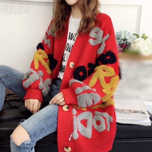 Sweter damski oversize A2970