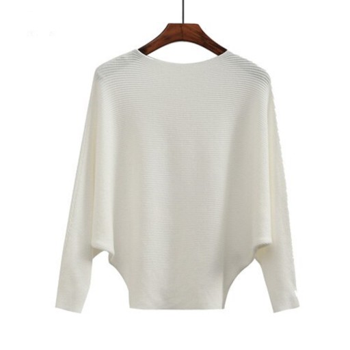 Sweter damski z nietoperzowymi rękawami