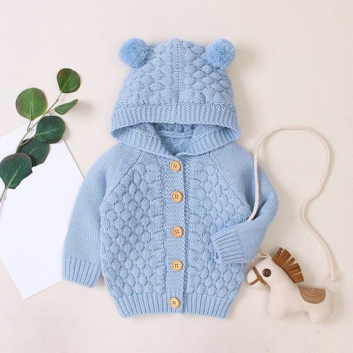 Sweter dziecięcy z uszami L606