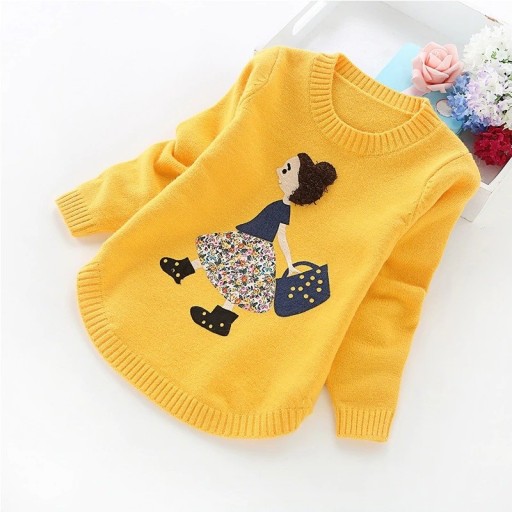 Sweter dziewczęcy L630