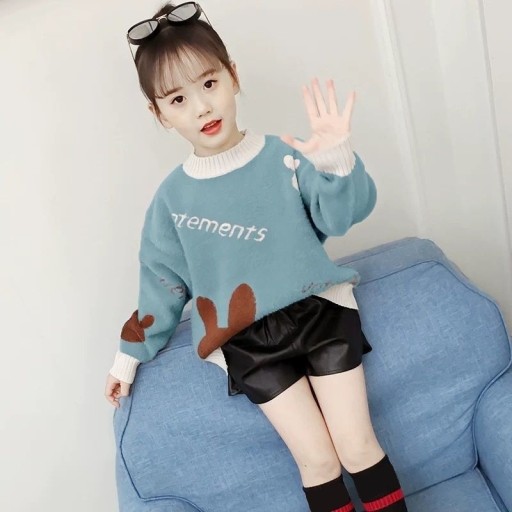 Sweter dziewczęcy L639
