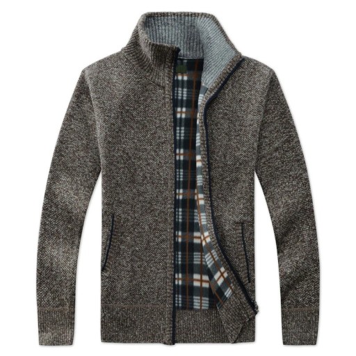 Sweter męski rozpinany S62