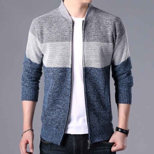 Sweter męski rozpinany S64