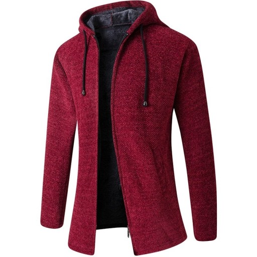 Sweter męski zapinany na zamek F178
