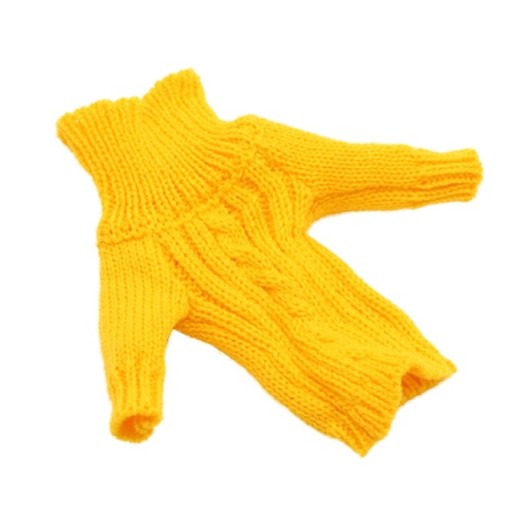 Sweter z dzianiny dla lalki