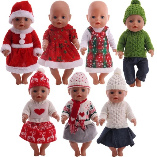 Świąteczny strój lalki