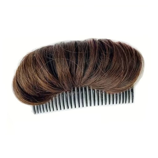 Syntetický příčesek pro objem vlasů hřebenová spona syntetické vlasy pro přirozený vzhled úprava účesu a zvednutí vlasů