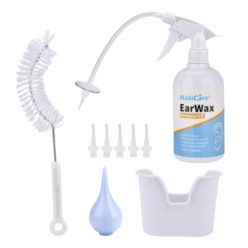 Système de nettoyage des oreilles 9 pcs Ensemble d'outils pour le retrait du cérumen