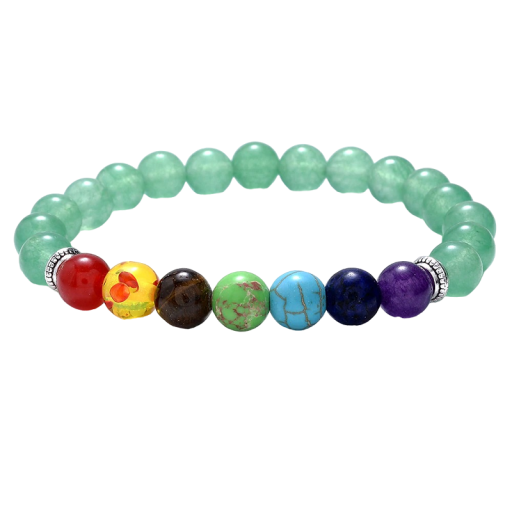 Syv Chakra Perle Armbånd Z280