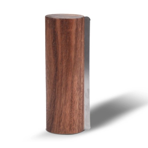 Szczotka do czyszczenia koni Usuwacz potu z drewnianą rączką 22,5 x 7,5 x 3,5 cm Metalowe ząbkowane ostrze Naturalne drewno Do czyszczenia