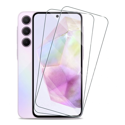 Szkło ochronne Samsung Galaxy A05 Twardość 9H Kompatybilne z etui 2 sztuki Odporne szkło hartowane HD Ochrona wyświetlacza telefonu przed zarysowaniami