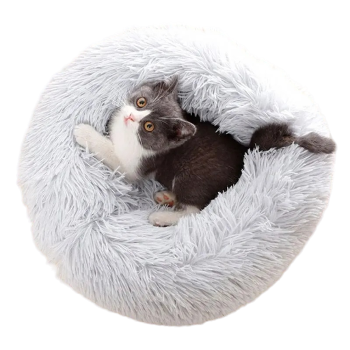 Szőrös ágy macskáknak és kutyáknak 50 x 50 cm