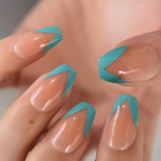 Sztuczne paznokcie French manicure 24 szt