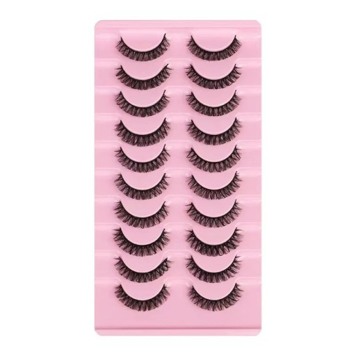 Sztuczne rzęsy 10 par Dramatyczne paski Sztuczne rzęsy Strip Mink Lashes