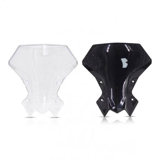 Szyba czołowa do motocykla Kawasaki Z900 2020–2024 Plexi osłona Wysokość 28,7 cm Akrylowy deflektor wiatru Ochrona przed wiatrem