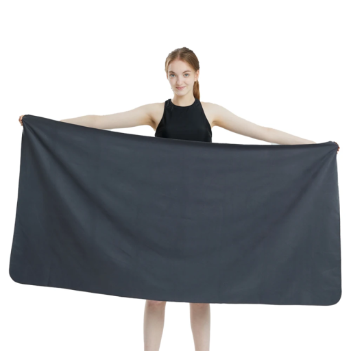 Szybkoschnący ręcznik z mikrofibry 80 x 160 cm Ręcznik sportowy kąpielowy Ręcznik kempingowy, plażowy, do jogi, podróżny, chłonny, ultralekki