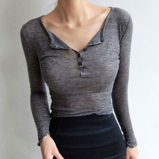 T-shirt à manches longues pour femmes A958