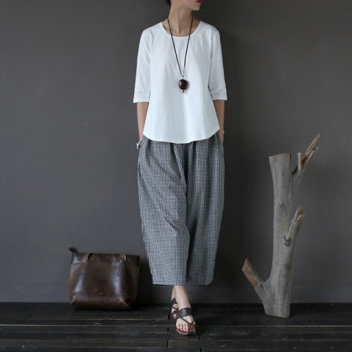 T-shirt basique oversize pour femmes